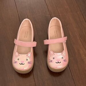 Harper Canyon Pink Cat Face Mary Jane Shoes for Kids